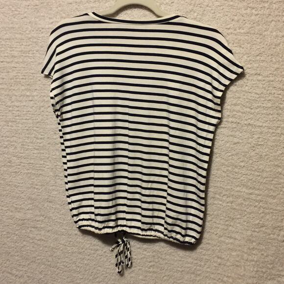 Green Envelope Black  White striped Women's tank top size S NWT - Picture 3 of 5